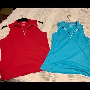 Pair of Slazenger women’s golf shirts